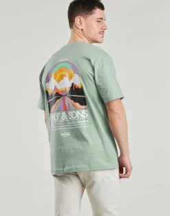 T-shirts & Polos^Only & Sons  - ONSKASBAH Vert