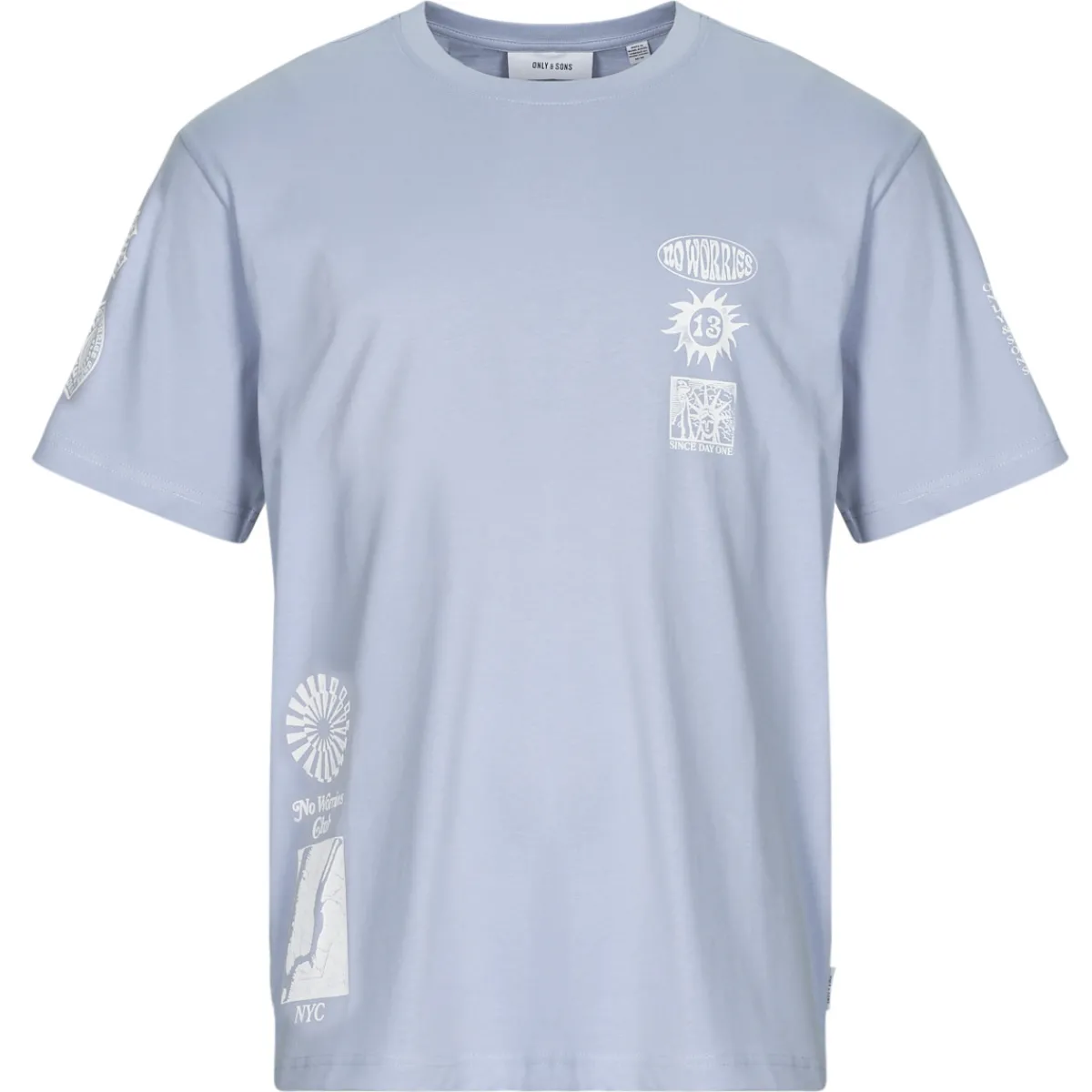 T-shirts & Polos^Only & Sons - ONSMIKKA Bleu