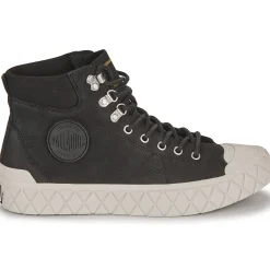 Baskets Mode^Palladium - PALLA ACE LO CUFF LTH Noir