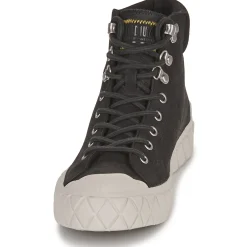 Baskets Mode^Palladium - PALLA ACE LO CUFF LTH Noir