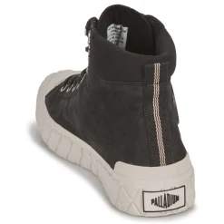 Baskets Mode^Palladium - PALLA ACE LO CUFF LTH Noir