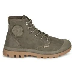 Baskets Mode^Palladium - PAMPA CANVAS Marron