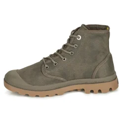 Baskets Mode^Palladium - PAMPA CANVAS Marron