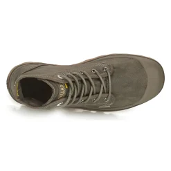 Baskets Mode^Palladium - PAMPA CANVAS Marron