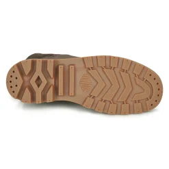 Baskets Mode^Palladium - PAMPA CANVAS Marron