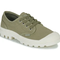 Baskets Mode^Palladium - PAMPA OXFORD Vert