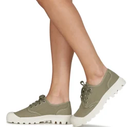 Baskets Mode^Palladium - PAMPA OXFORD Vert