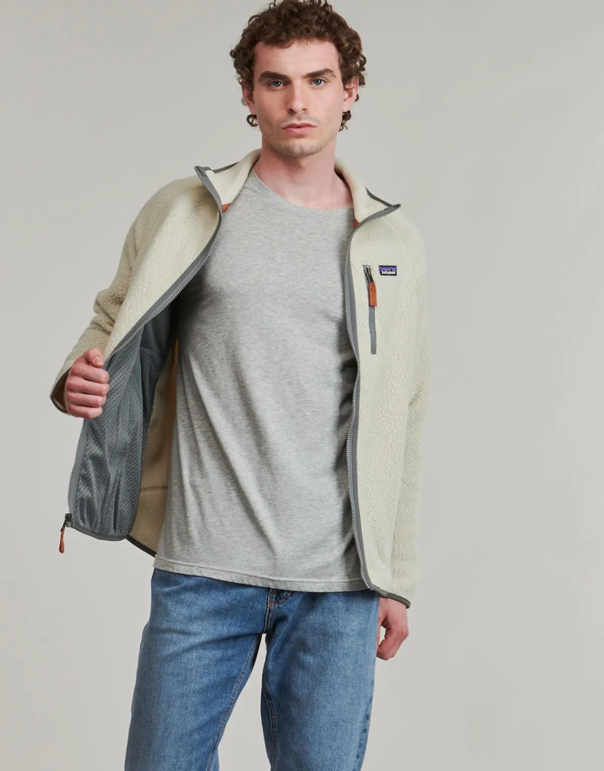 Sweats & Polaires^Patagonia - MEN'S RETRO PILE JACKET Beige
