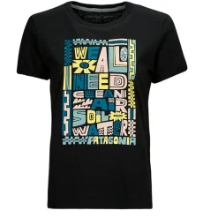 T-shirts & Polos^Patagonia - W'S WE ALL NEED RINGER RESPONSIBILI-TEE Noir