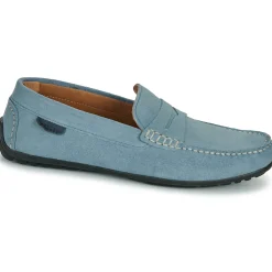 Mocassins & Chaussures Bateau^Pellet - CADOR CROUTEVELOURSBLEUGRIS
