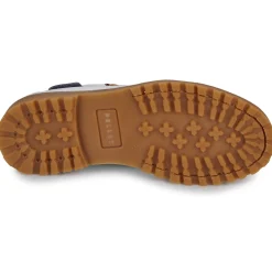 Mocassins & Chaussures Bateau^Pellet - OLIVIA Veaulisseblanclacetscamel