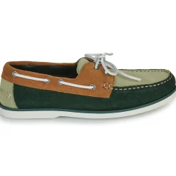 Mocassins & Chaussures Bateau^Pellet - VENDEE Velourstilleul