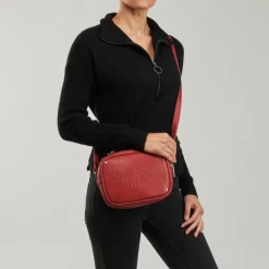 Besaces / Sacs Bandoulière^Pepe jeans - BASSY ICON Rouge