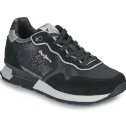 Baskets Mode^Pepe jeans - BRIT SEQUINS W Noir