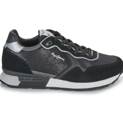 Baskets Mode^Pepe jeans - BRIT SEQUINS W Noir