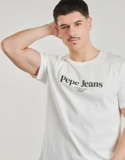 T-shirts & Polos^Pepe jeans - DALE TEE Blanc
