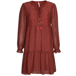 Robes^Pepe jeans - ELEONORA Rouge