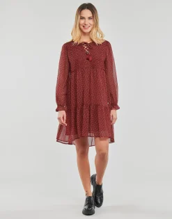 Robes^Pepe jeans - ELEONORA Rouge