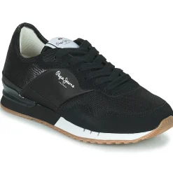 Baskets Mode^Pepe jeans - LONDON W SEQUINS Noir