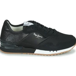 Baskets Mode^Pepe jeans - LONDON W SEQUINS Noir