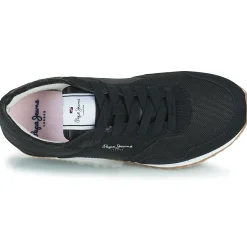 Baskets Mode^Pepe jeans - LONDON W SEQUINS Noir