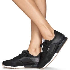 Baskets Mode^Pepe jeans - LONDON W SEQUINS Noir