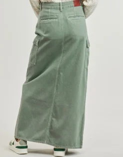Jupes^Pepe jeans - MAXI SKIRT HW CLR Kaki