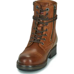 Bottines / Boots^Pepe jeans - MELTING COMBAT W Marron