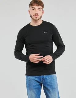 T-shirts & Polos^Pepe jeans - ORIGINAL BASIC 2 LONG Noir
