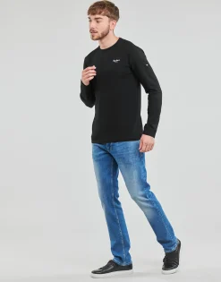 T-shirts & Polos^Pepe jeans - ORIGINAL BASIC 2 LONG Noir