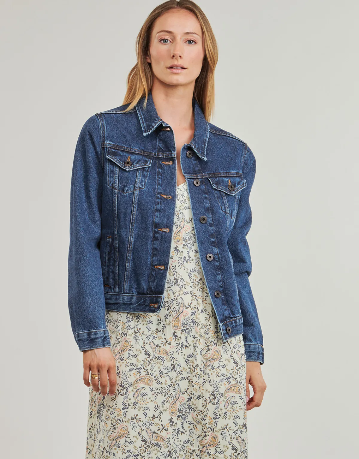 Vestes^Pepe jeans - REGULAR JACKET Bleu