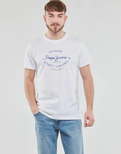 T-shirts & Polos^Pepe jeans - RIGLEY Blanc