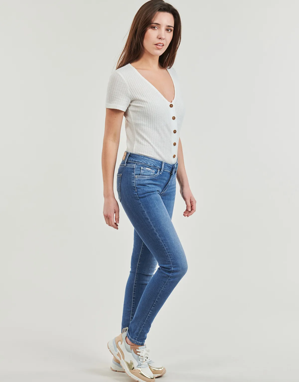 Jeans^Pepe jeans - SKINNY JEANS LW Bleu