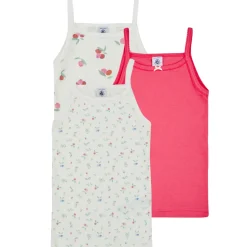 T-shirts & Polos^Petit Bateau - 3 CHEMISES BRETELLES Rose