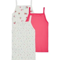 T-shirts & Polos^Petit Bateau - 3 CHEMISES BRETELLES Rose