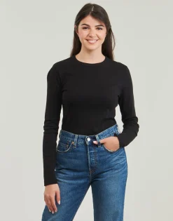 T-shirts & Polos^Petit Bateau - ML COL ROND Noir