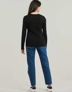 T-shirts & Polos^Petit Bateau - ML COL ROND Noir