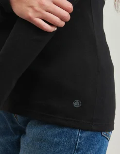 T-shirts & Polos^Petit Bateau - ML COL ROND Noir