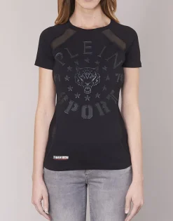 T-shirts & Polos^Philipp Plein Sport - FORMA LINEA Noir