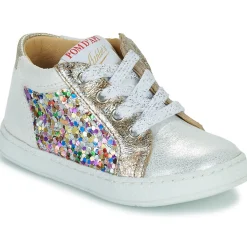 Baskets Mode^Pom d'Api - MOUSSE ZIP TOP SILVER