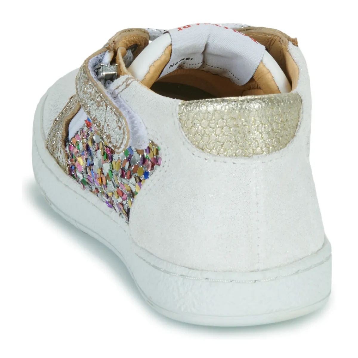 Baskets Mode^Pom d'Api - MOUSSE ZIP TOP SILVER