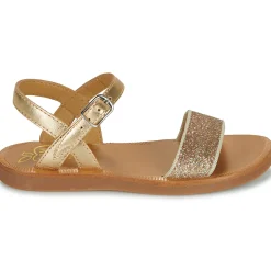 Sandales Et Nu-pieds^Pom d'Api - PLAGETTE BUCKLE TAO IVORY-GOLD