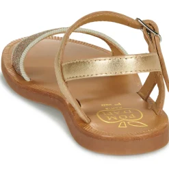 Sandales Et Nu-pieds^Pom d'Api - PLAGETTE BUCKLE TAO IVORY-GOLD