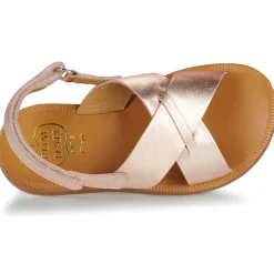 Sandales Et Nu-pieds^Pom d'Api - PLAGETTE CROSS CUIVRE