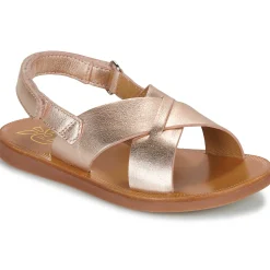 Sandales Et Nu-pieds^Pom d'Api - PLAGETTE CROSS CUIVRE