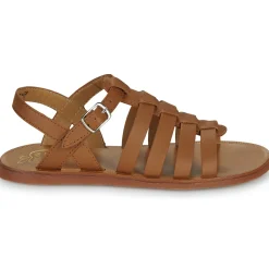 Sandales Et Nu-pieds^Pom d'Api - PLAGETTE STRAP CAMEL