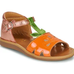 Sandales Et Nu-pieds^Pom d'Api - POPPY AGRUME Orange-TerraCota