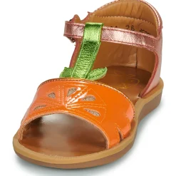Sandales Et Nu-pieds^Pom d'Api - POPPY AGRUME Orange-TerraCota