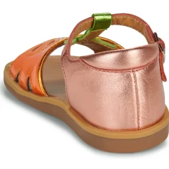 Sandales Et Nu-pieds^Pom d'Api - POPPY AGRUME Orange-TerraCota