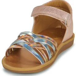 Sandales Et Nu-pieds^Pom d'Api - POPPY LUX NUDE-MULTIMETAL